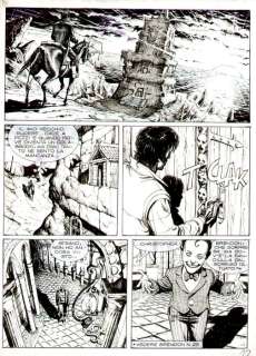 Ricciardi, Giuseppe | original plate "Brendon" no. 26 "Il ritorno della Luna Nera" | Catawiki