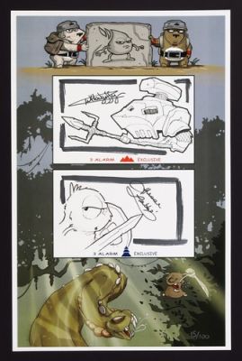 Berona’s Hundred Year War Sketched Print by Jesse Labbé and Anthony Coffey | eBay US (Buy It Now)