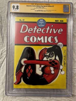 Nathan Szerdy Harley sketch Detective Comics Batman Day Special Edition #27 | eBay US