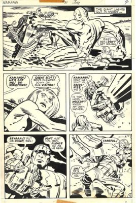 Kamandi # 31 page 4 par Jack Kirby | eBay Europe