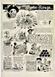 Eddy PAAPE (1920 2012) "Jouez avec Barbe Rouge..."… | MDP Auction