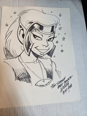 Elfquest Convention Art Signed By Wendy Pini