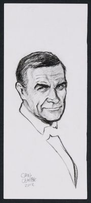 James Bond (Sean Connery) Sketch by Craig Cermak | eBay US (Buy It Now)