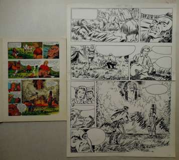 Broeckx, Jeff | Originele pagina (p.5)  - Bessy  - Het brandende water  - (1975) | Catawiki