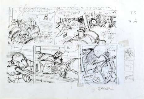 BARRAL, Nicolas (196... - Lot 75 - Baker Street, crayonné tome 3, Sherlock Holmes et les...