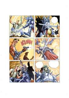 José Ortiz | Burton & Cyb - Excalibur p.5 (Zona 84) | ECC arte y coleccionismo