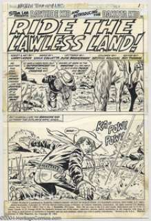 Larry Lieber and Vince Colletta - Western Team-Up #1, Group of 9 pages Original Art (Marvel, 1973). Pages from - | Heritage