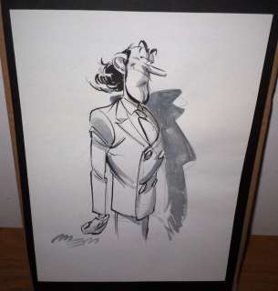 Munuera | Dessin original sur feuille libre  - Spirou et Fantasio  - Zorglub | Catawiki