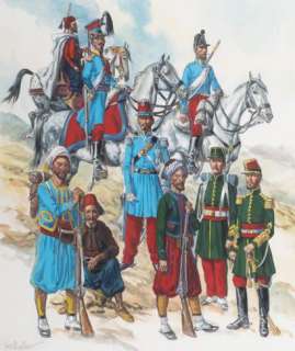 Fucken, Liliane (1927-2015) Et Fred (1921-2013) | Illustration Ã  la gouache et encre de chine représentant des soldats de l’Armée d’Afrique format 34 … | Stanley’s Auction