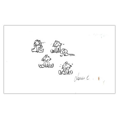 Louis Clichy | Le Corset - Dessin original sur papier (réf. 301b) | Achetez de l’Art