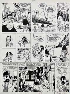 LE GALL Frank Théodore Â¨Poussin Planche 36 de l’album Marie Verité édité par Dupuis... | Vermot et Associés