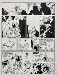 LE GALL Frank Théodore Poussin Planche 5 de l’album Le trésor du rajah blanc édité... | Vermot et Associés