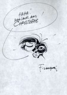 FRANQUIN André Gaston Dédicace dans l’album Le bureau des gaffes en gros, album... | Vermot et Associés