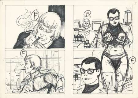 Magnus | preparatory drawing for Necron | Catawiki