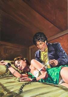 Taglietti, Emanuele | original cover for AttualitÃ  Nera no. 18 "La sequestrata si innamora" | Catawiki