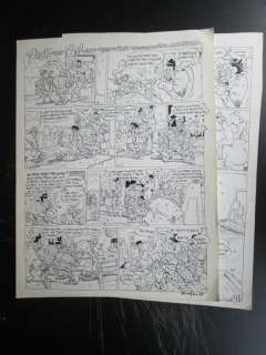 Schreurs, Eric | 2 Original pages (complete gag)  - Dick van Bil  - Ballotage  - (1991) | Catawiki