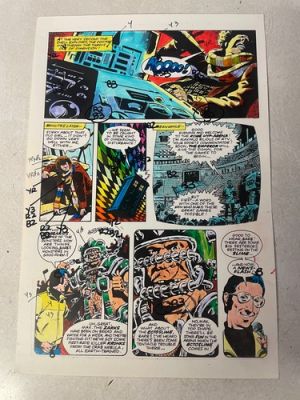 DOCTOR WHO MARVEL PREMIERE #57 comic ART COLOR GUIDE TARDIS THROWN OUT DIMENSION | eBay US (Buy It Now)