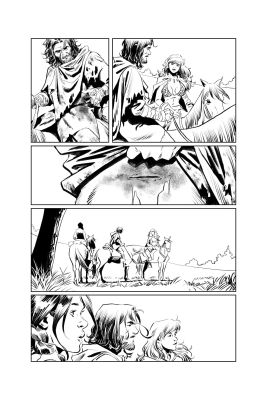 Pablo de Bonis | Red Sonja issue 1, page 12 – ARTIST PROOF | NRisso Art