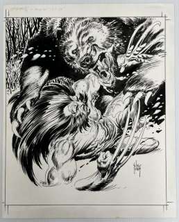 Joe Kubert 1996 Wolverine Calendar Art | Weiss Auctions