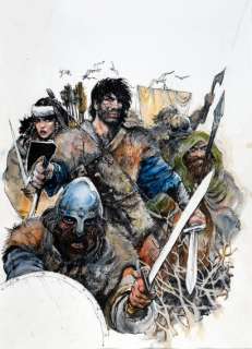 Rosinski, Grzegorz (... | THORGAL. LA SAGA DES VIKINGS. Encre de Chine et gouache... | Coutau Bégarie