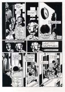 Mathieu, Marc Antoine | Julius Corentin Acquefacques Planche originale Ã  l’encre de chine n°9, issue de… | Cornette de St Cyr