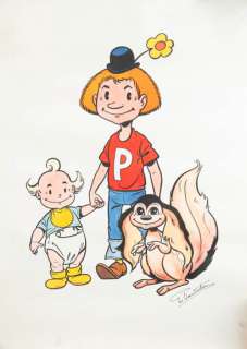 Willy Vandersteen (1913-1990) Studio | Willy Vandersteen et Studio. Aquarelle figurant Pats,… | Bernaerts