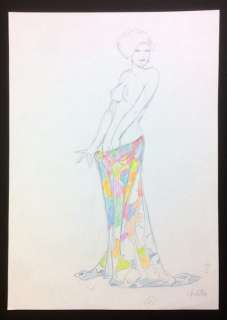 Frollo, Leone - Original drawing, â€œMona Streetâ€ (1990s) | Catawiki