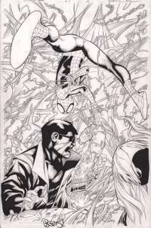 Rafa Sandoval, Roger Bonet - Ultimate Doom #2 P.11 - Spidey Splash - Signed - 2011