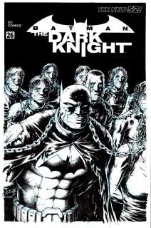 Chris Burnham - Batman: the Dark Knight #26 Cover (Batman & Others in Shackles!) 2013