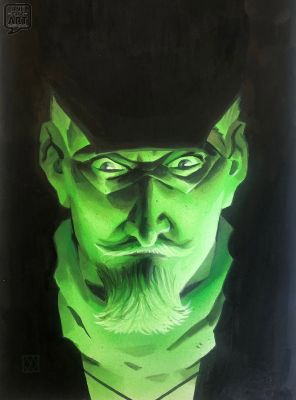 Matt Wagner | Green Arrow 20 Cover - Painting | Panel Page Art