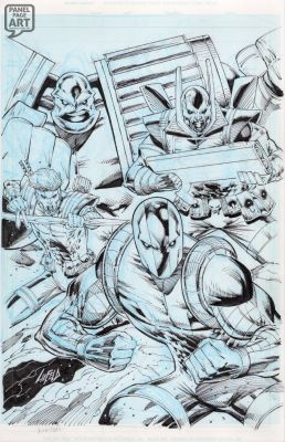 Rob Liefeld | Youngblood 1 Cover - Variant | Panel Page Art