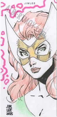 Jim Lee | Buckslip: Marvel Girl 3/4 Color | Albert Moy