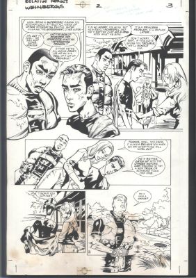 Yvel Guichet Aaron Sowd | Guichet Relative Heroes Art - Superhero Angst Issue Relative Heroes # 2 Page 3 | Koch Comic Art