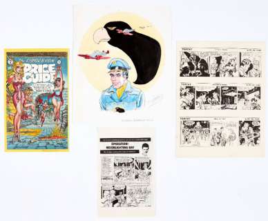 Blackhawk original colour sketch drawn and signed by Bill Ward with… | Comic Book Auctions ltd