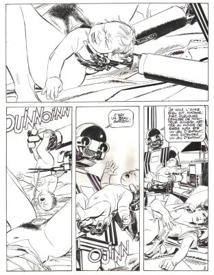 Exposition SCIENCE FICTION - Planche originale 2 du tome 2 - LA SURVIVANTE - L‘hÃ©ritier - par Paul GILLON