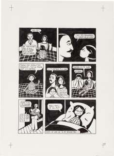Marjane Satrapi | Persepolis (Original Book Art, page 15) | Sotheby’s