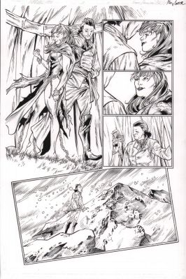 Jay Leisten | Marvel 1776 #1 P.12 - Wanda - Signed - 2025 | Anthony’s Comic Book Art