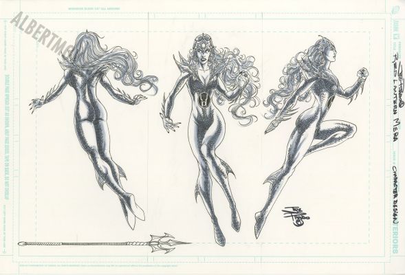 Joe Prado | Red Lantern- Mera | Albert Moy