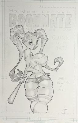 Stef Wilson | Harley Quinn Original Comic Cover Art | Raremarq (Buy It Now)