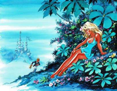 Dany | Olivier Rameau, Olivier rejoint Colombe, dessin original Ã … | Septimus