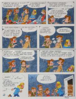 Frédéric Jannin (né en 1956) - Germain & nous - planche originale, 1980