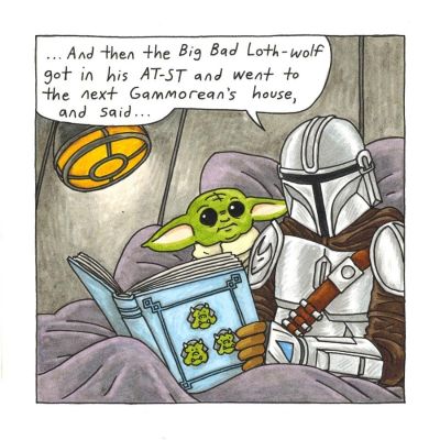Jeffrey Brown | The Mandalorian And Child Page 30 - Storytime | Scott Eder