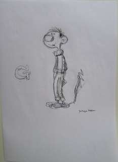 Cromheecke, Luc - 13 Original sketches - Guust / Gaston | Catawiki