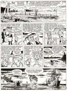 LAMBIL - lot 363 - Les Tuniques Bleues, Les bleus de la marine, planche…