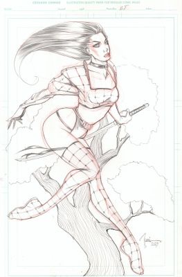 Billy Tucci | Shi Detailed Pinup (2003) | Romitaman