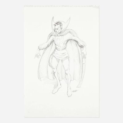 Lot 172 - Steve Purcell, Doctor Strange Illustration Original Art | Landry Pop Auctions