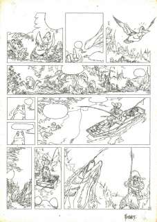 - - planche originale de GARULFO de Mares en ChÃ¢teau planche 7