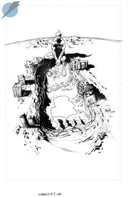 James Harren | Ultramega Issue 9 Page Cover | Felix Comic Art