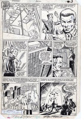Ron Frenz | Amazing Spider-Man 252 Page 3 | Panel Page Art