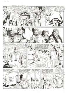 Mitton, Jean-Yves - Original page (p.3) - Chroniques Barbares 4 - Le retour des Vikings - (1998) | Catawiki